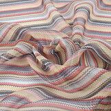 Chiffon Bedruckt kleiner Zick-Zack Multi 1
