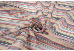 Chiffon Printed Small ZigZag Multi 1