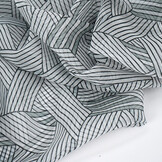 Chiffon Printed Abstract Lines Multi 3