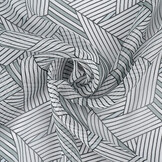 Chiffon Bedrukt Abstracte Lijnen Multi 3