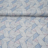 Chiffon Bedruckt Abstrakte Linien Multi 1