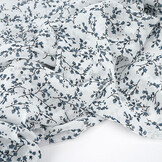 Chiffon Printed Blossom Branch Off-White