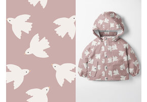 Aqua Protect (wasserdicht) Vögel Rosa