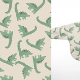 Aqua Protect (wasserdicht) Dinos Beige