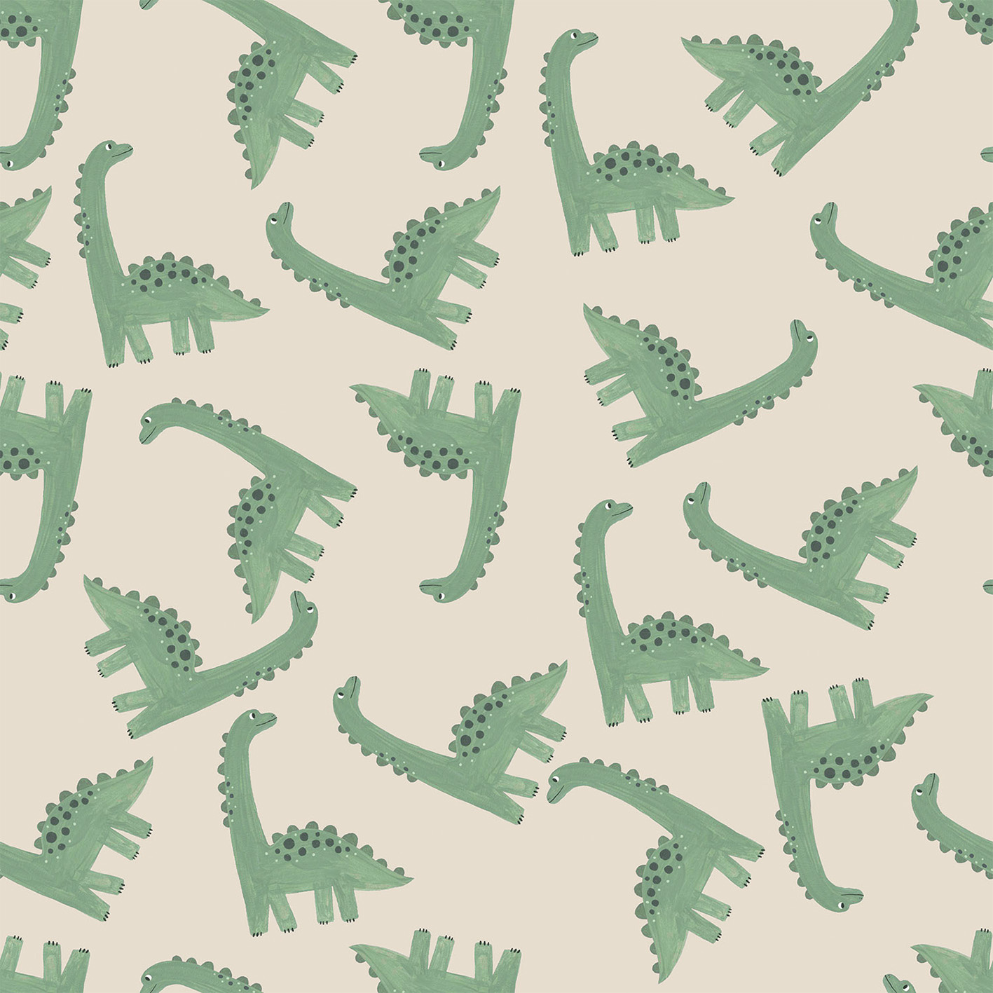 Aqua Protect (waterdicht) Dino's Beige