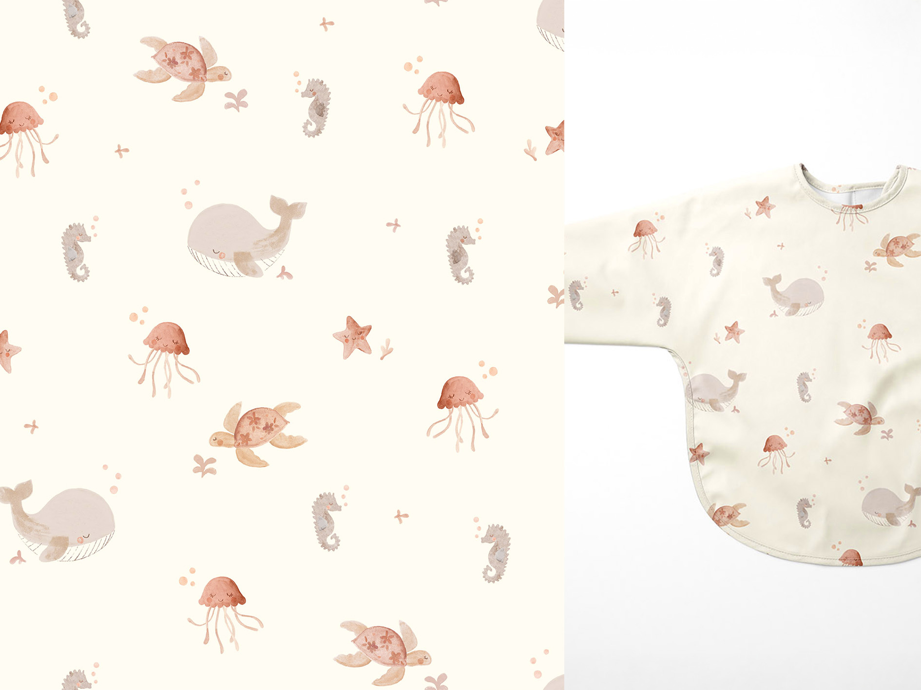 Aqua Protect (wasserdicht) Meerestiere Lola
