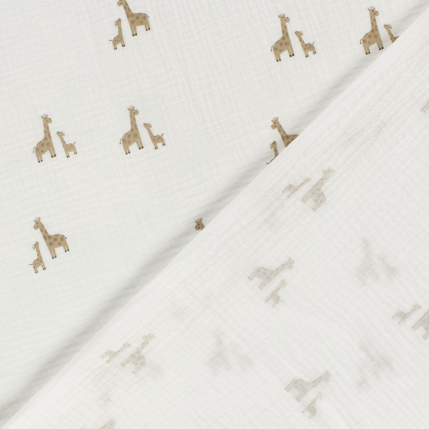 Double Gauze Giraffe Off-White