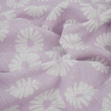 Washed Linen Flowers Light Lilac