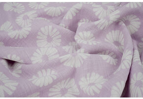 Gewaschenes Leinen Blumen Hellflieder