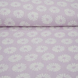Washed Linen Flowers Light Lilac