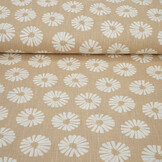 Gewaschenes Leinen Blumen Sand