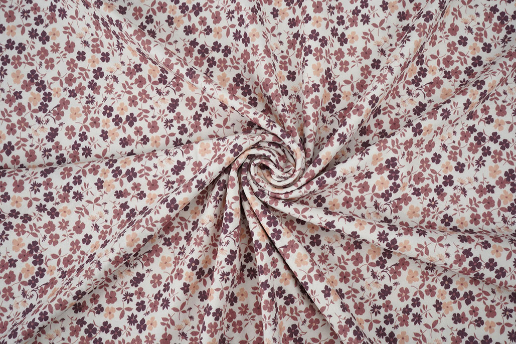 Cotton Jersey Flowers  Bella