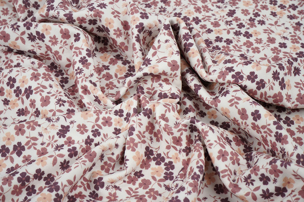 Cotton Jersey Flowers  Bella