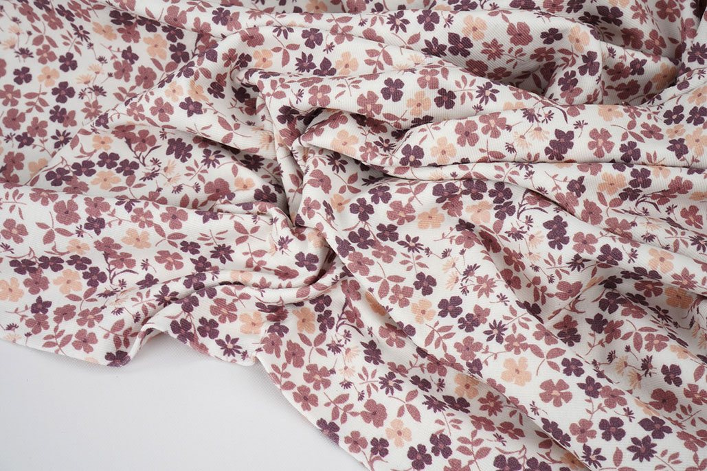 Cotton Jersey Flowers  Bella