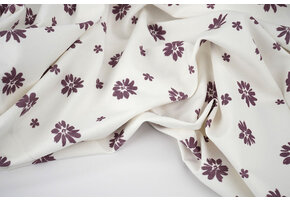 Cotton Jersey Flowers  Mila