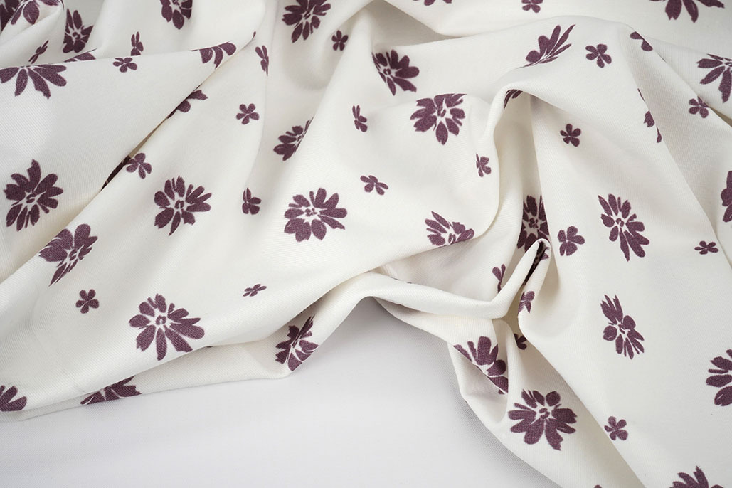 Cotton Jersey Flowers Mila