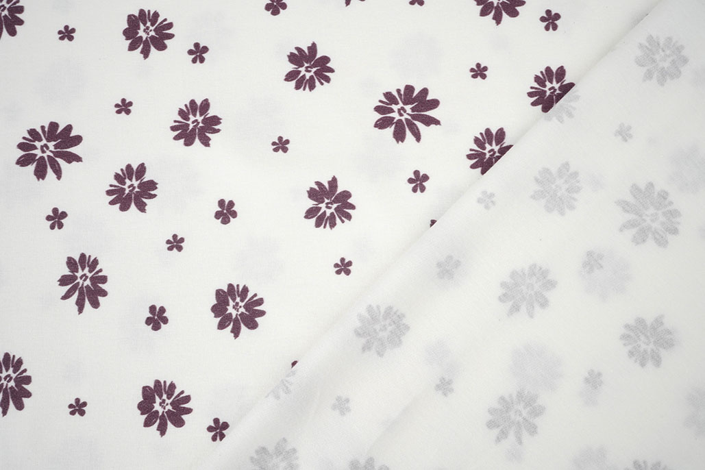Cotton Jersey Flowers Mila