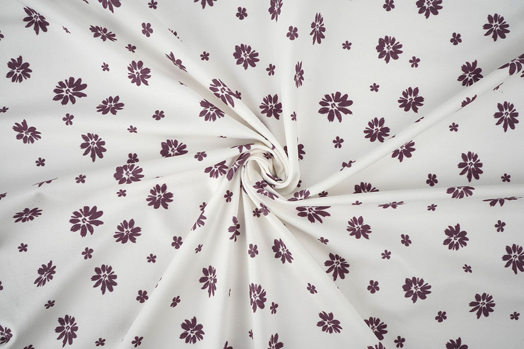 Cotton Jersey Flowers Mila