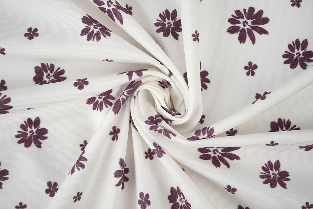 Cotton Jersey Flowers Mila