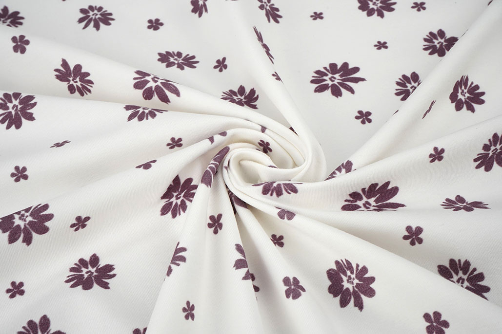 Cotton Jersey Flowers Mila