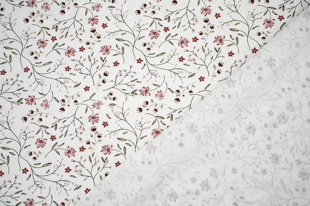 Cotton Jersey Flowers  Luna