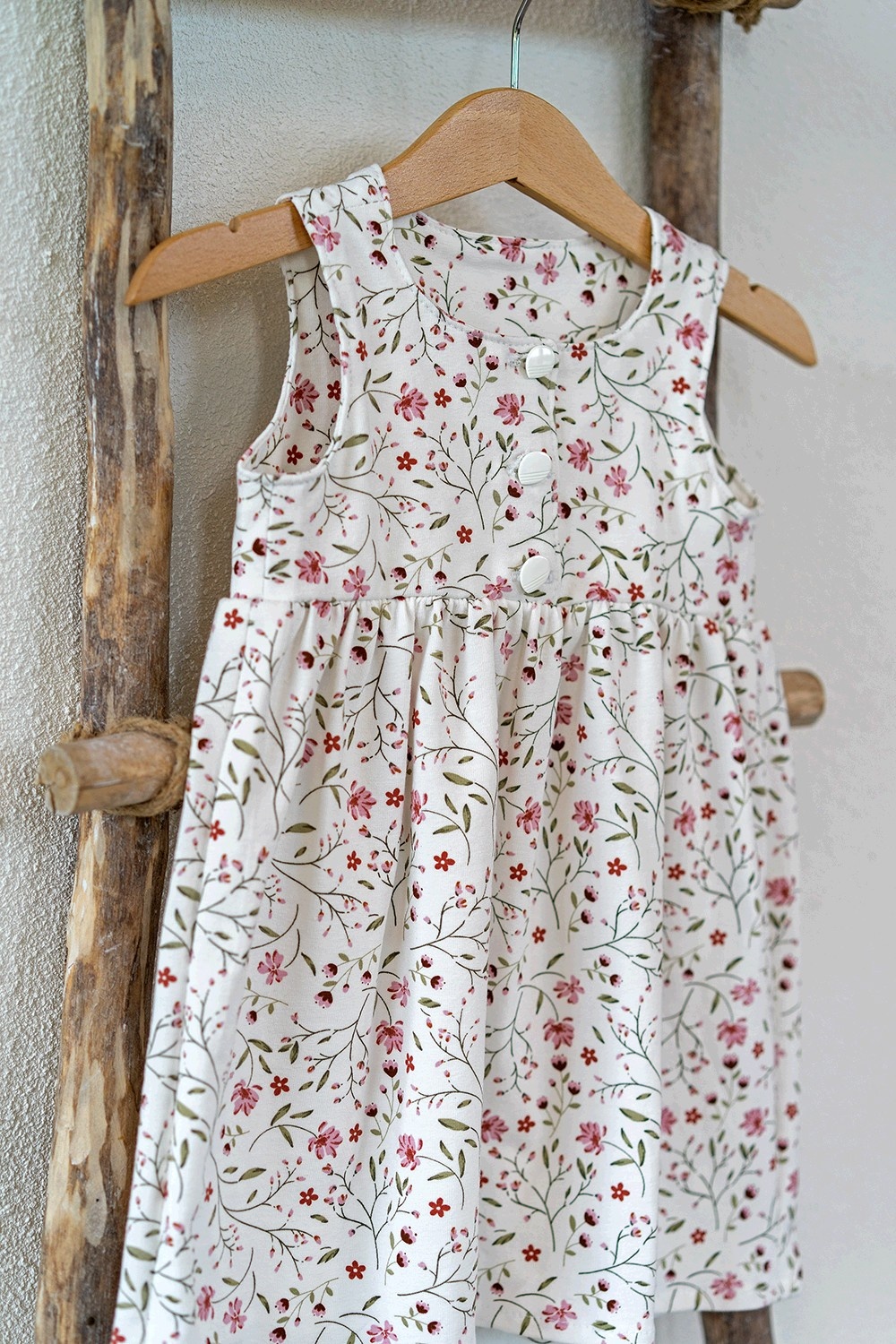 Cotton Jersey Flowers  Luna