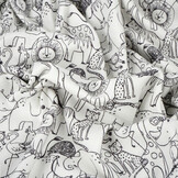 Cotton Jersey Safari Dieren