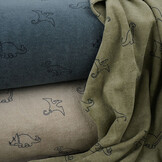 Stretch Terry Cloth Dino's Moss Green