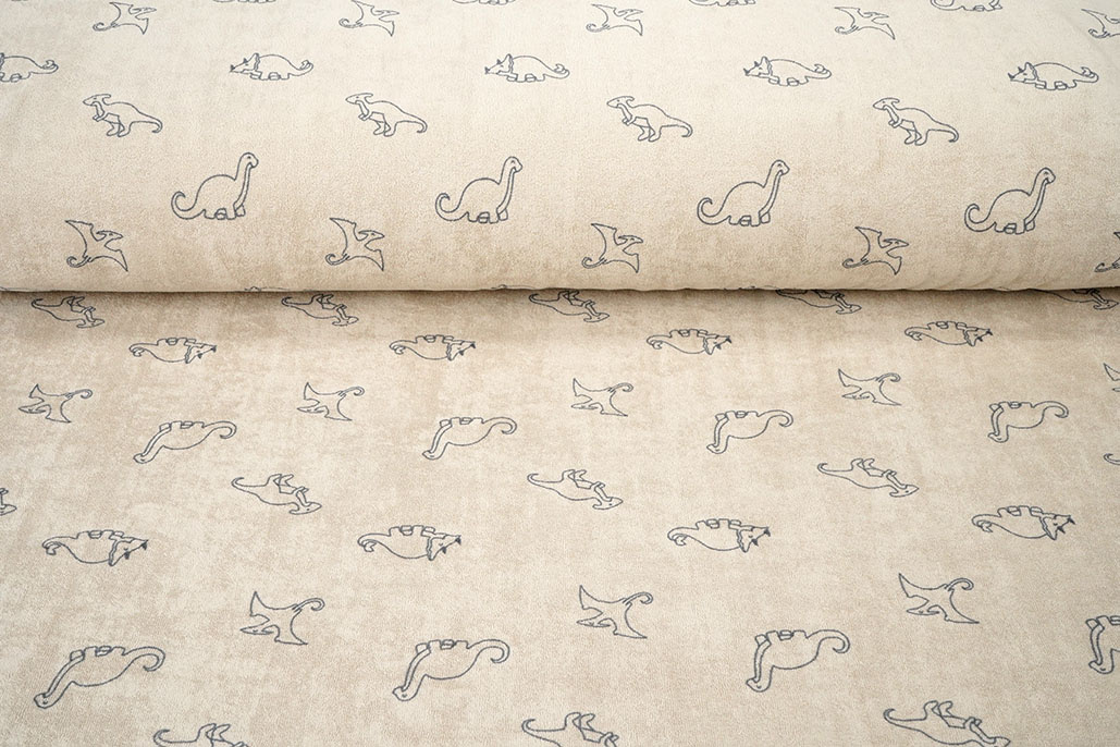 Stretch Terry Cloth Dino's Beige