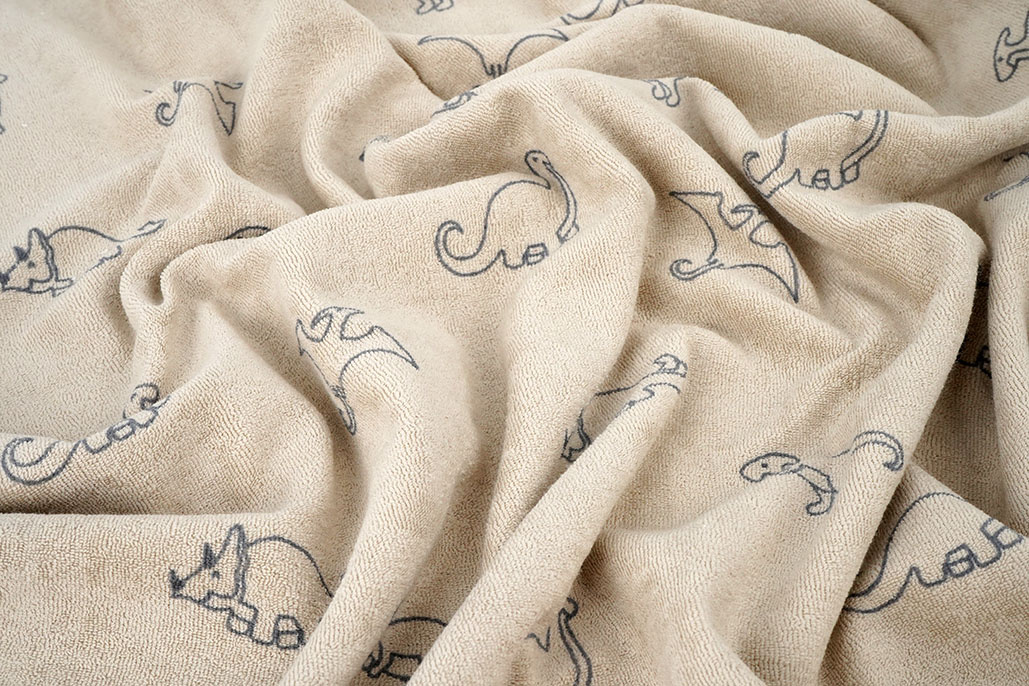 Stretch Terry Cloth Dino's Beige