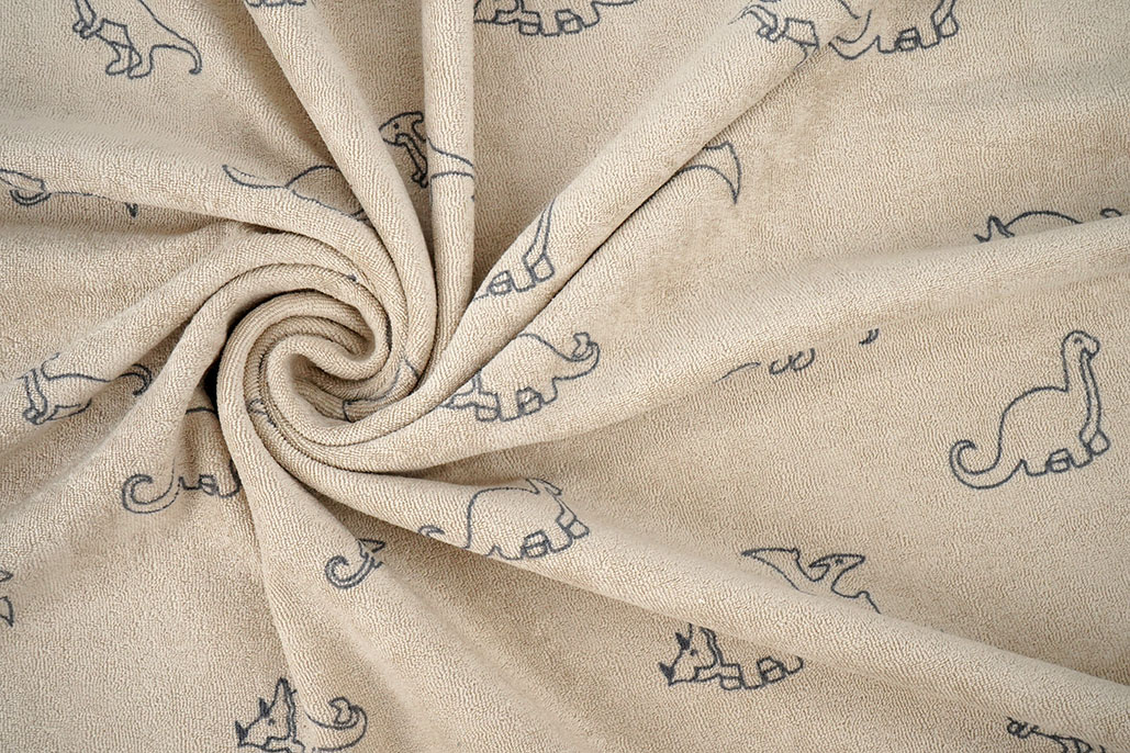 Stretch Terry Cloth Dino's Beige