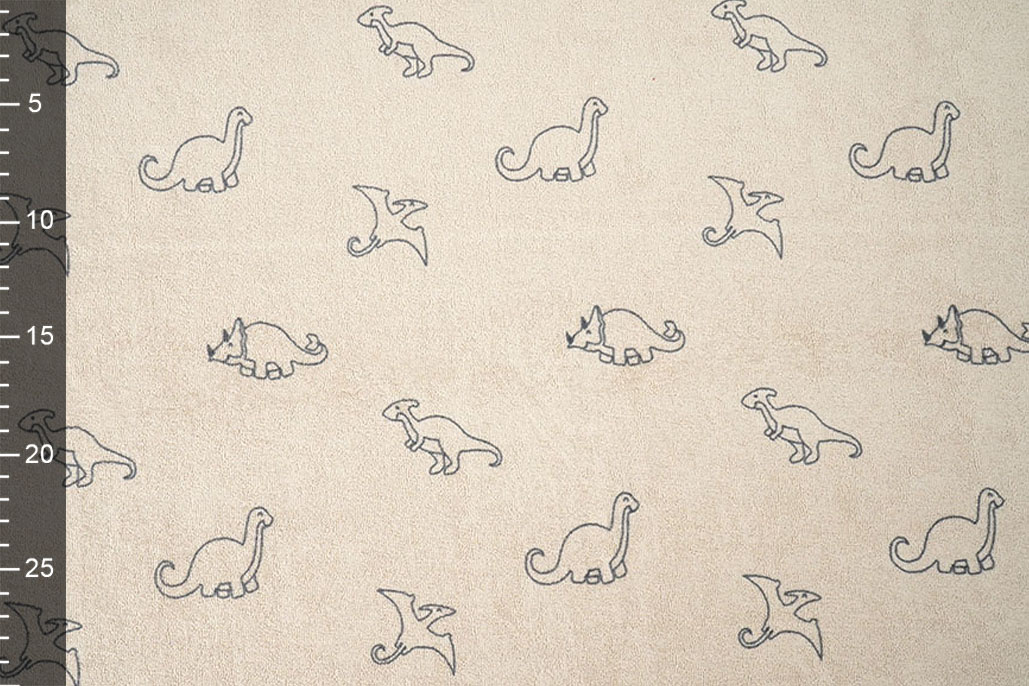 Stretch Terry Cloth Dino's Beige