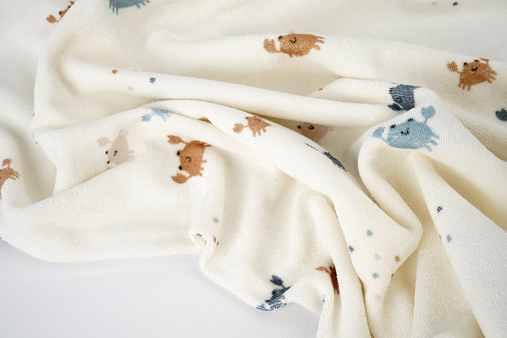 Stretch Terry Cloth Crabs