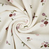 Stretch Badstof Bloemen