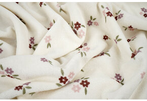 Stretch Badstof Bloemen