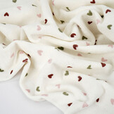 Stretch Frottee Herzen