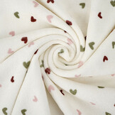 Stretch Terry Cloth Hearts