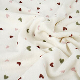 Stretch Terry Cloth Hearts