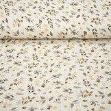 Double Gauze Flowers Fluri Natural