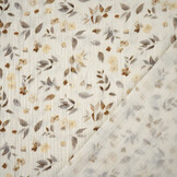 Double Gauze Flowers Fluri Natural