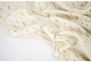 Hydrofiel Wilde Bloemen Naturel