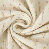 Double Gauze Wild Flowers Natural