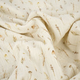 Double Gauze Wild Flowers Natural