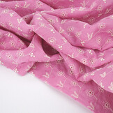 Stickerei Baumwolle Zara Rosa