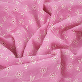 Stickerei Baumwolle Zara Rosa