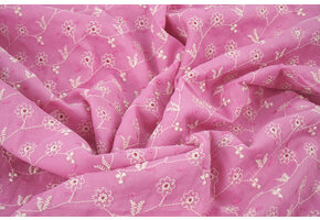 Stickerei Baumwolle Zara Rosa