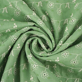 Broderie Katoen Zara Groen