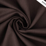 Leinen Baumwolle Aubergine Braun