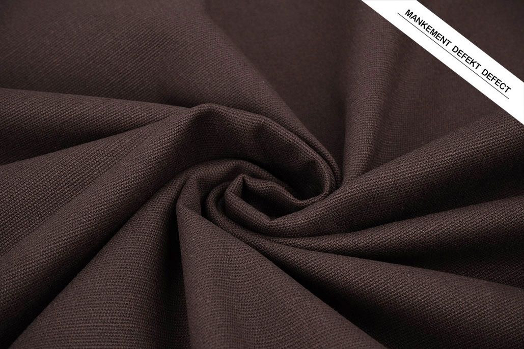 Linnen Katoen Aubergine Bruin