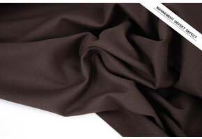 Leinen Baumwolle Aubergine Braun